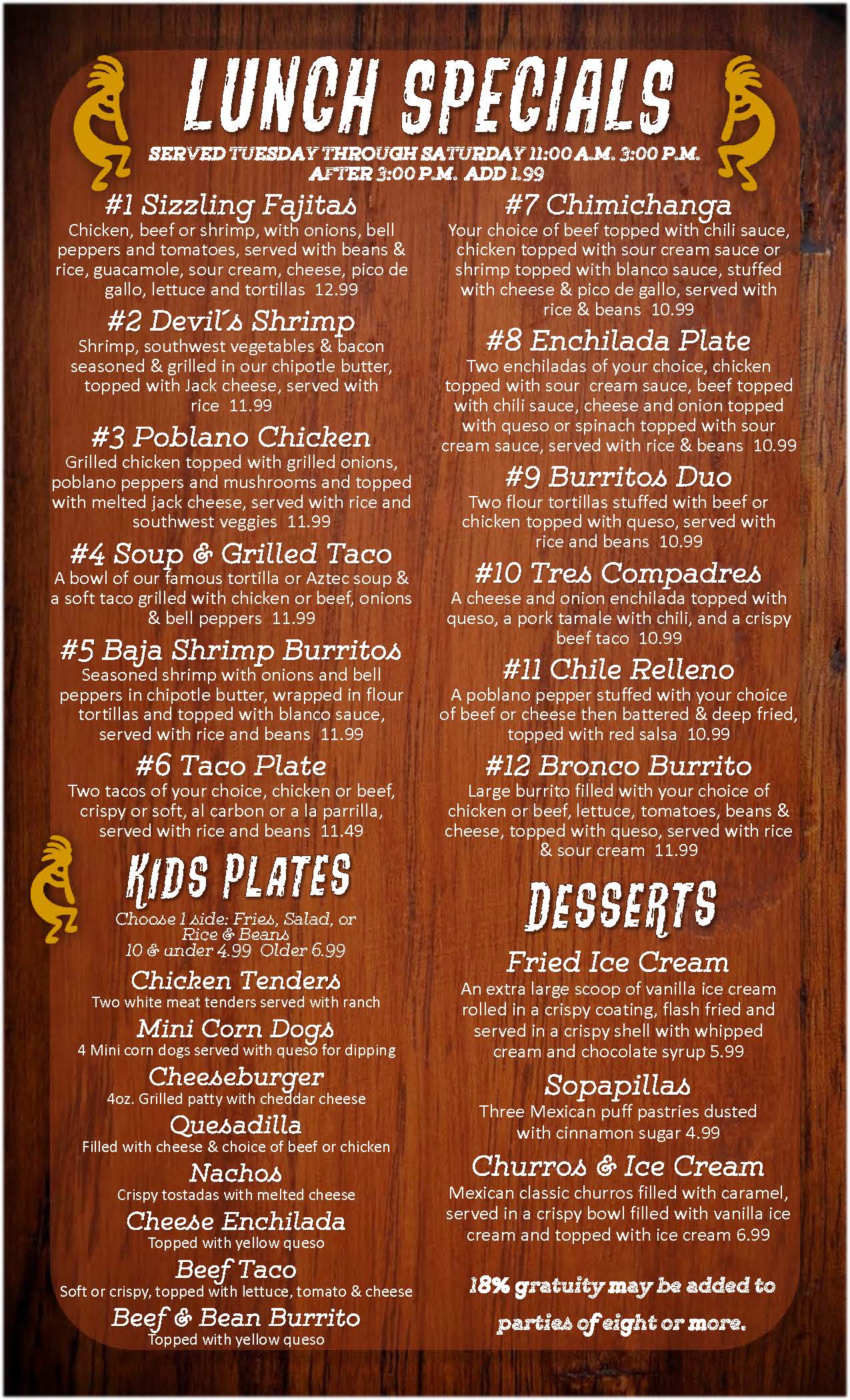 Colorado Grill Original Southwest Grill in Hot Springs National Park, AR.