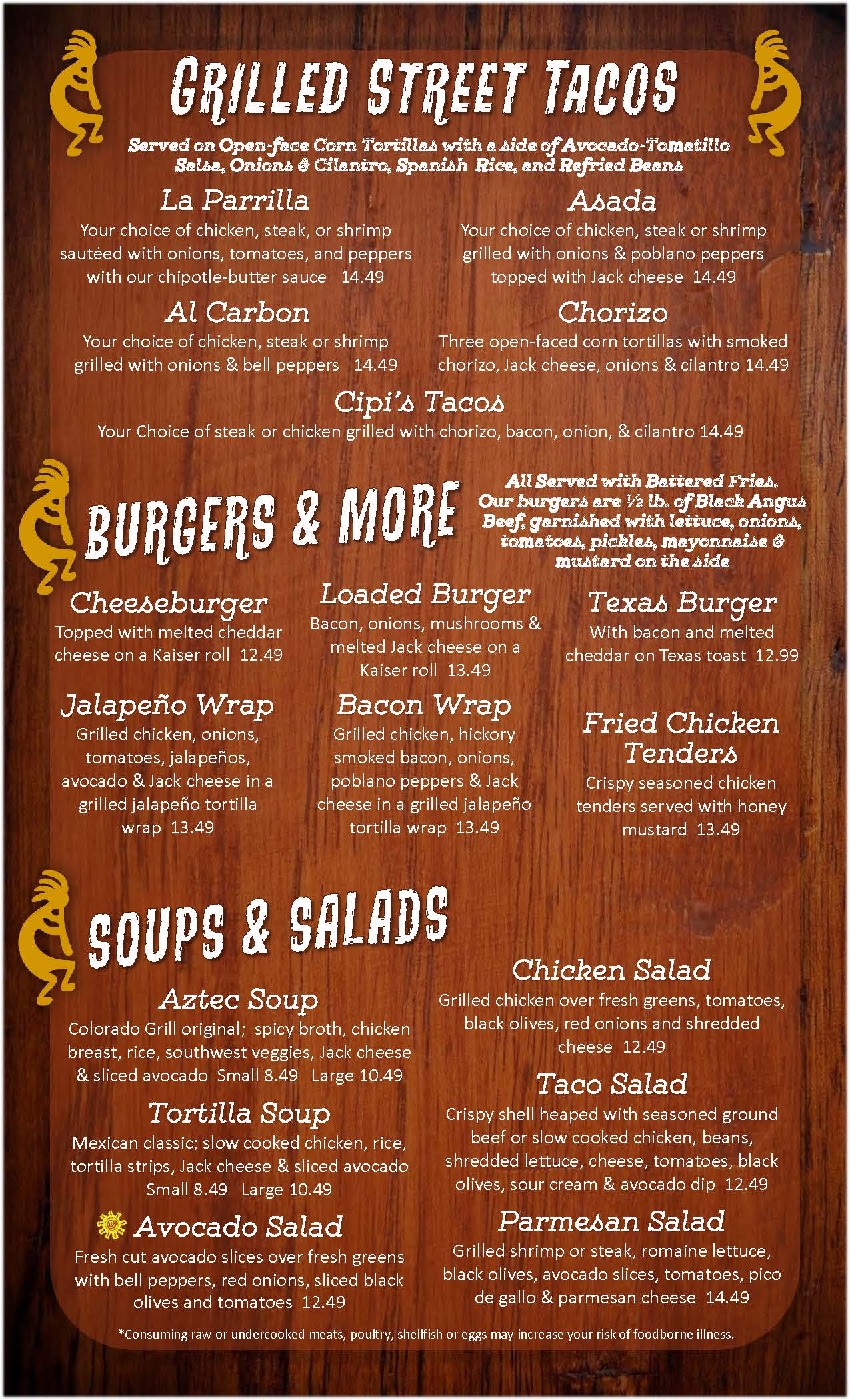 Colorado Grill Original Southwest Grill in Hot Springs National Park, AR.